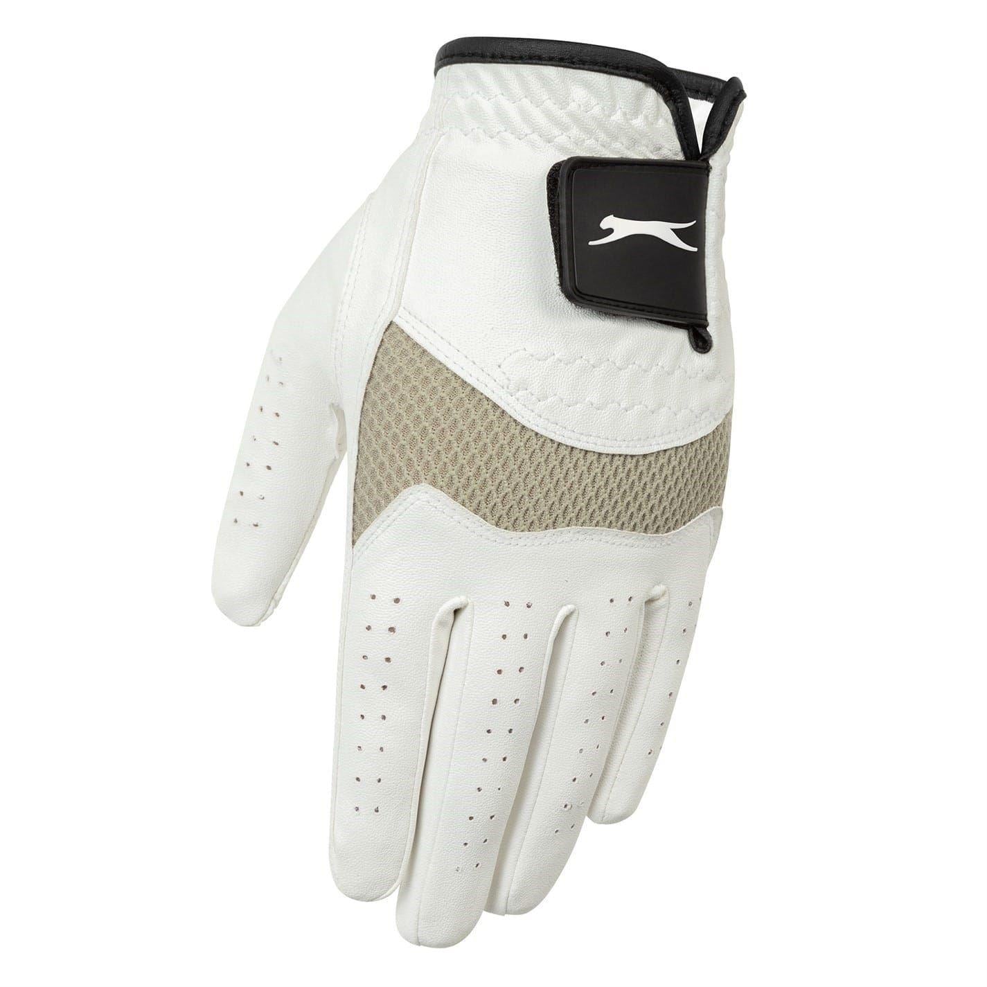 White - Side - Slazenger Womens-Ladies V300 Right Hand Golf Glove