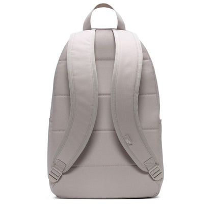 Grey - Back - Nike Logo Polyester Backpack