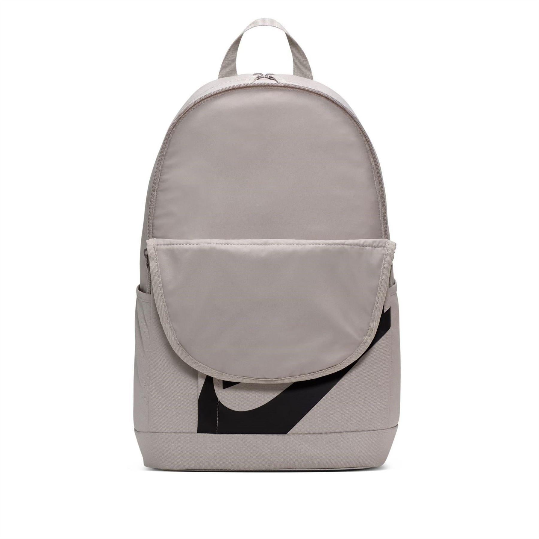 Grey - Pack Shot - Nike Logo Polyester Backpack