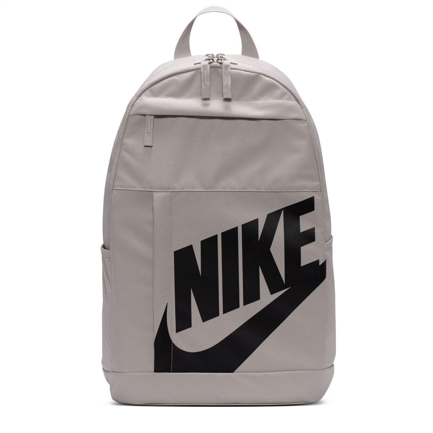 Grey - Front - Nike Logo Polyester Backpack