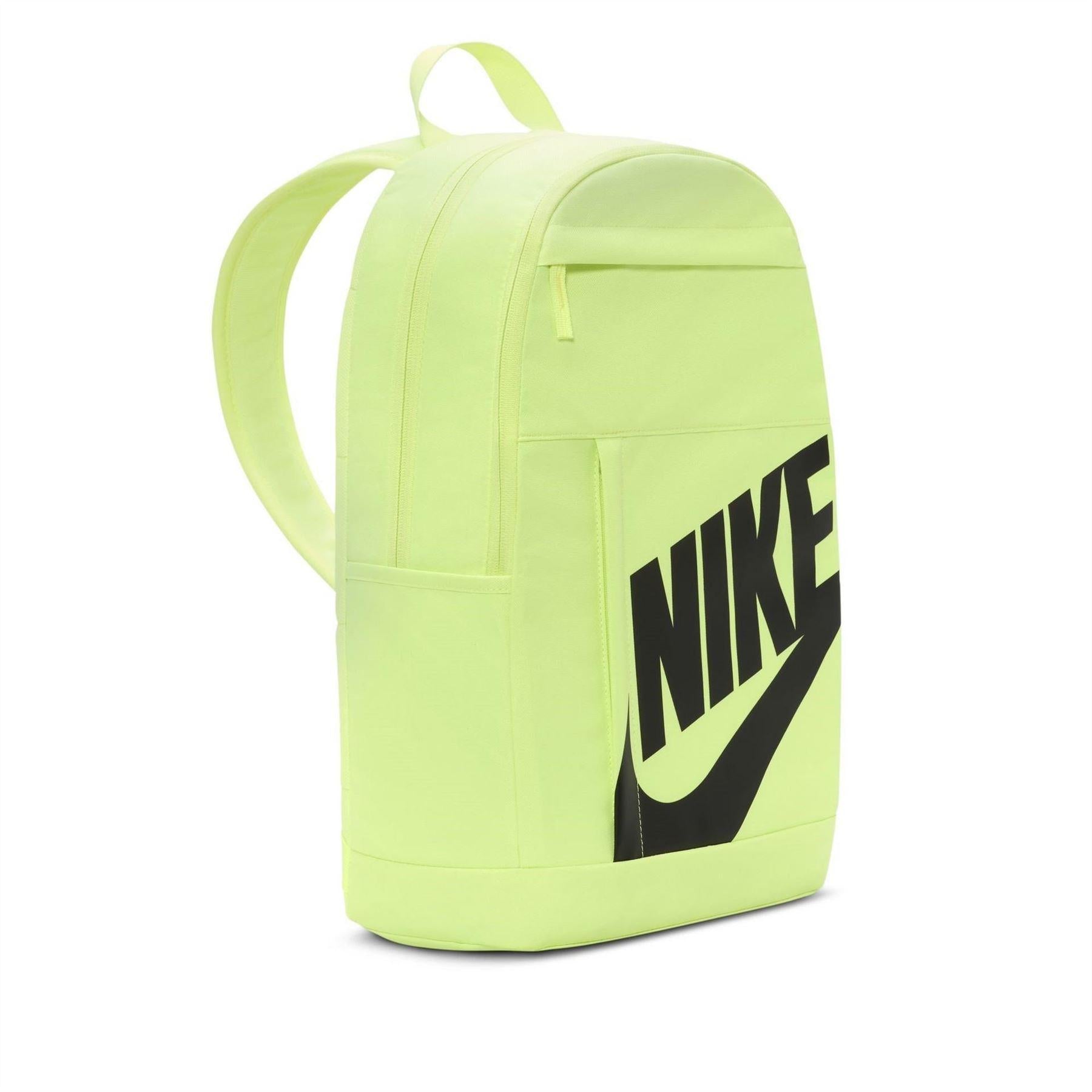 Light Lemon Twist - Side - Nike Logo Polyester Backpack