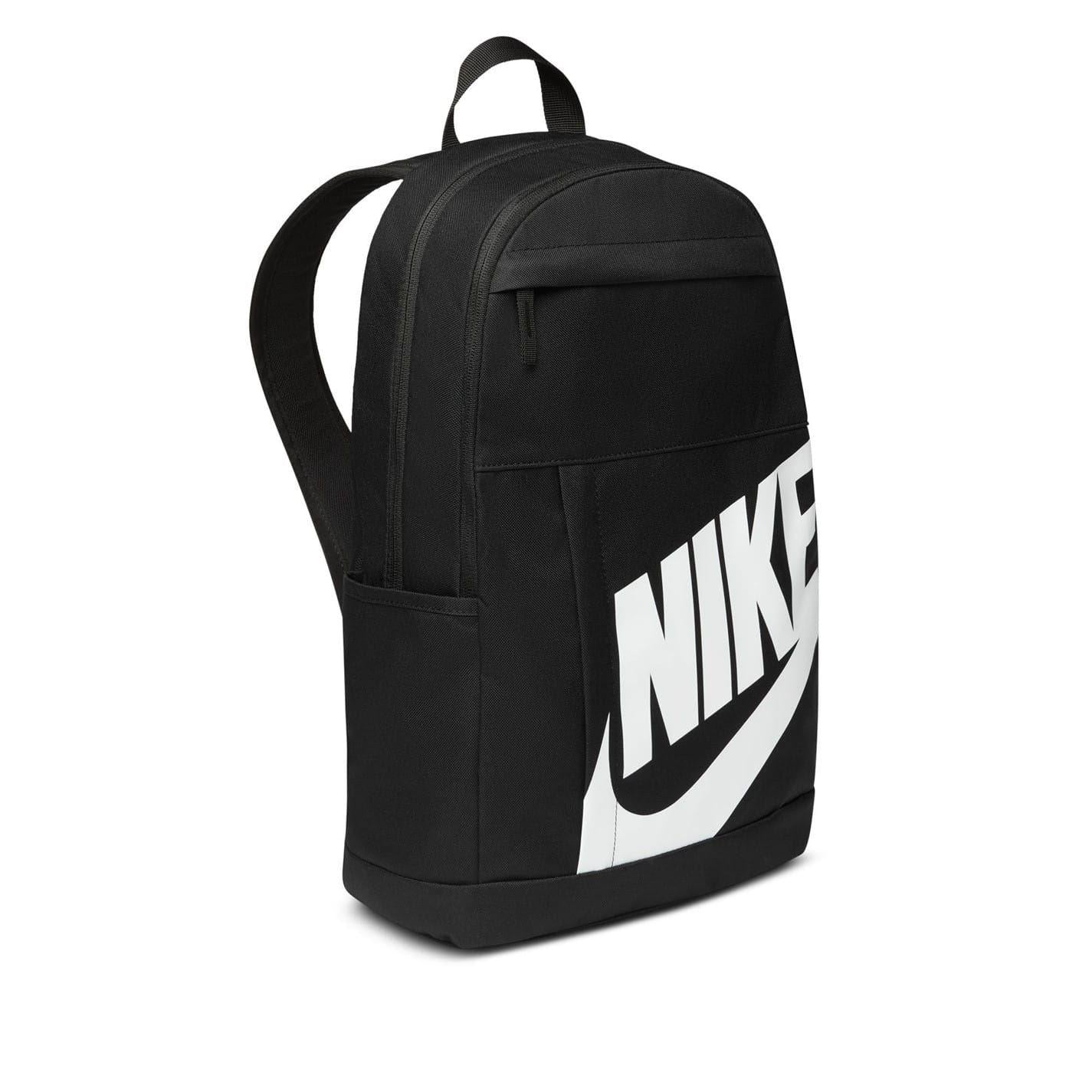 Black-White - Lifestyle - Nike Logo Polyester Backpack