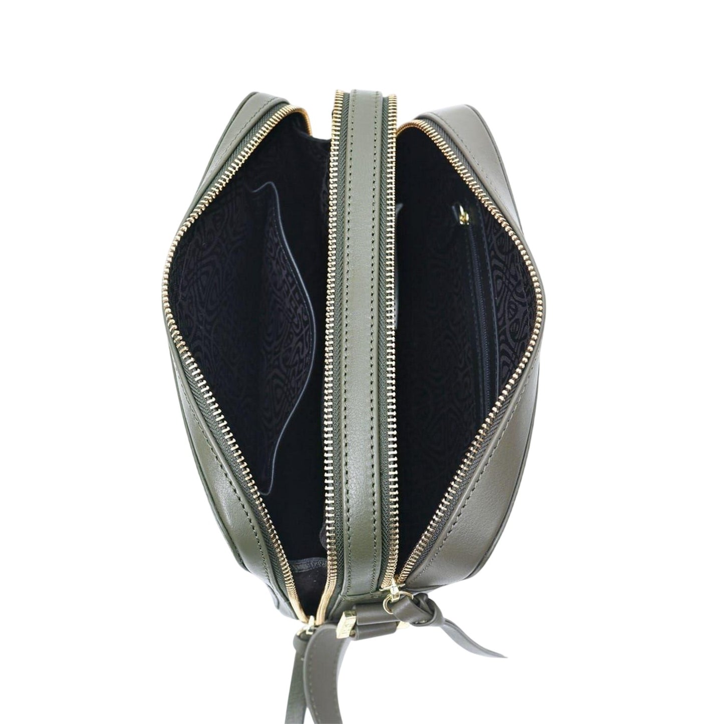Khaki Green - Side - Biba Rachel Leather Crossbody Bag
