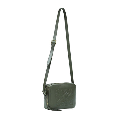 Khaki Green - Lifestyle - Biba Rachel Leather Crossbody Bag