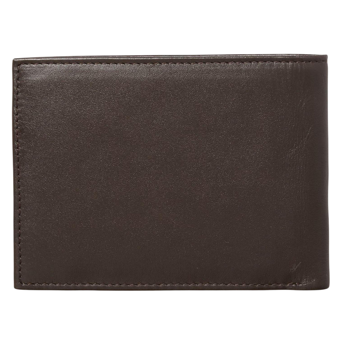 Brown - Back - Tommy Hilfiger Leather Wallet