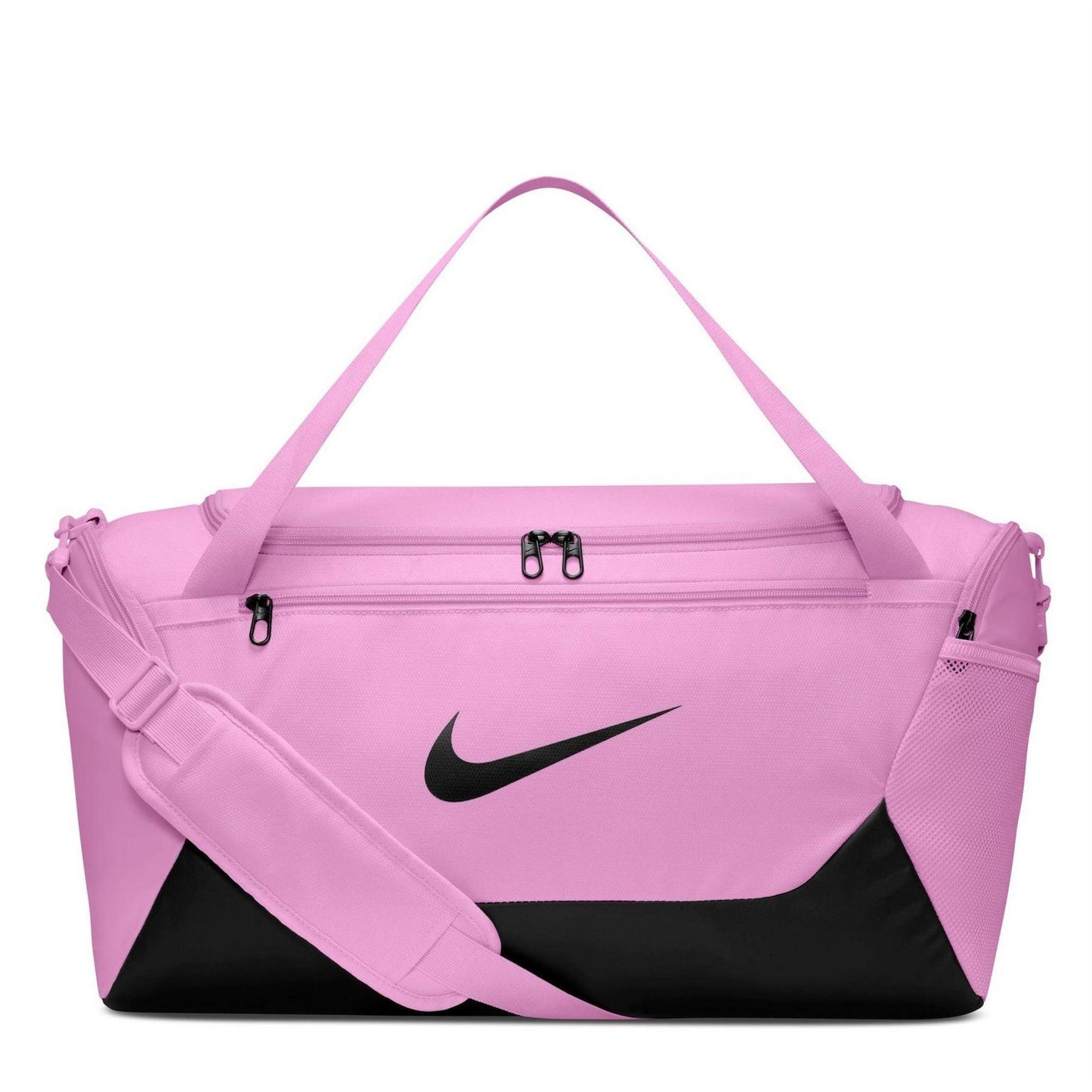 Magenta-Black - Front - Nike Brasilia Duffle Bag