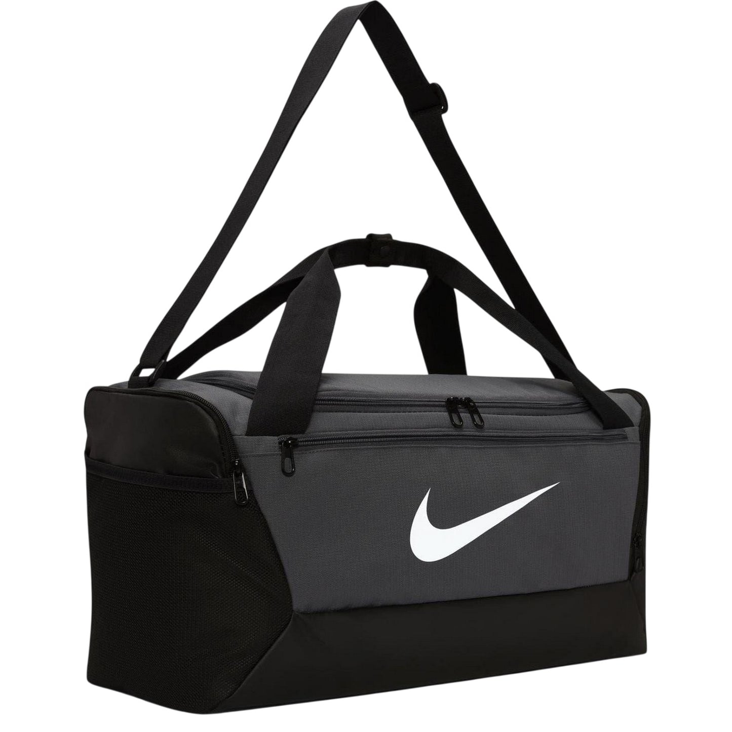 Grey - Side - Nike Brasilia Duffle Bag