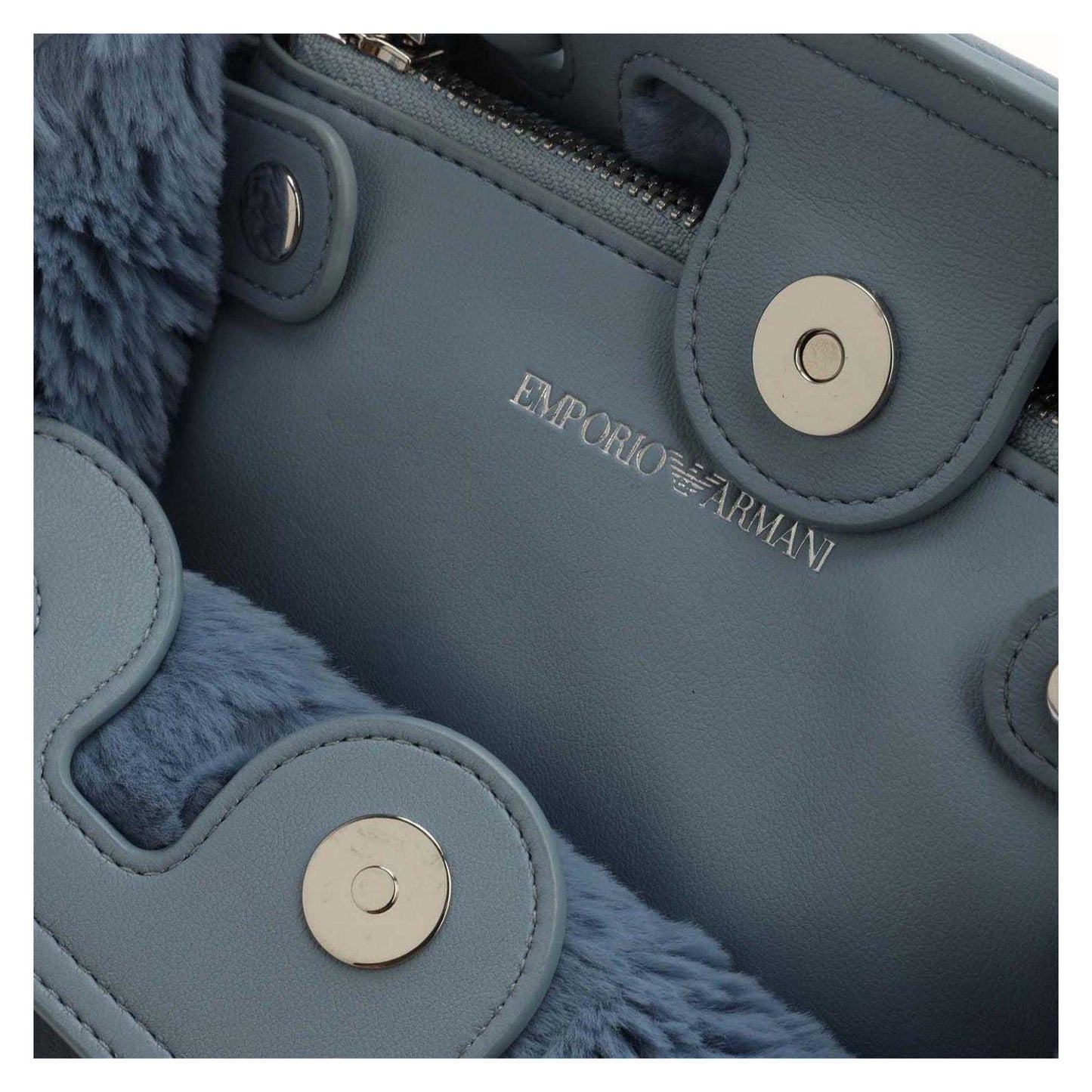 Blue - Lifestyle - Emporio Armani Womens-Ladies Logo Shoulder Bag