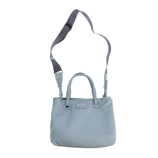 Blue - Front - Emporio Armani Womens-Ladies Logo Shoulder Bag