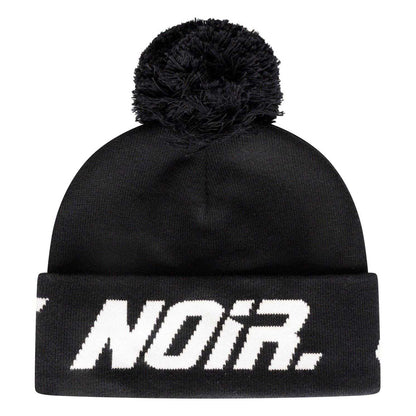 Black-White - Back - Societe Noir Lettering Beanie