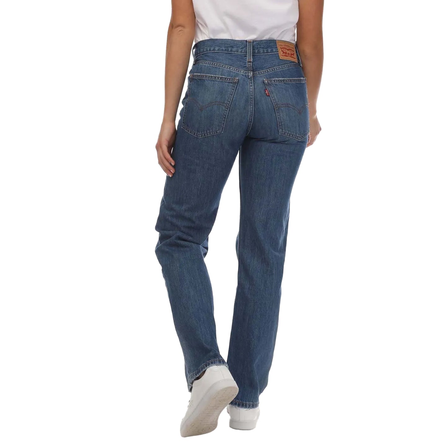 Denim - Back - Levis Womens-Ladies Amplify It Low Profile Jeans