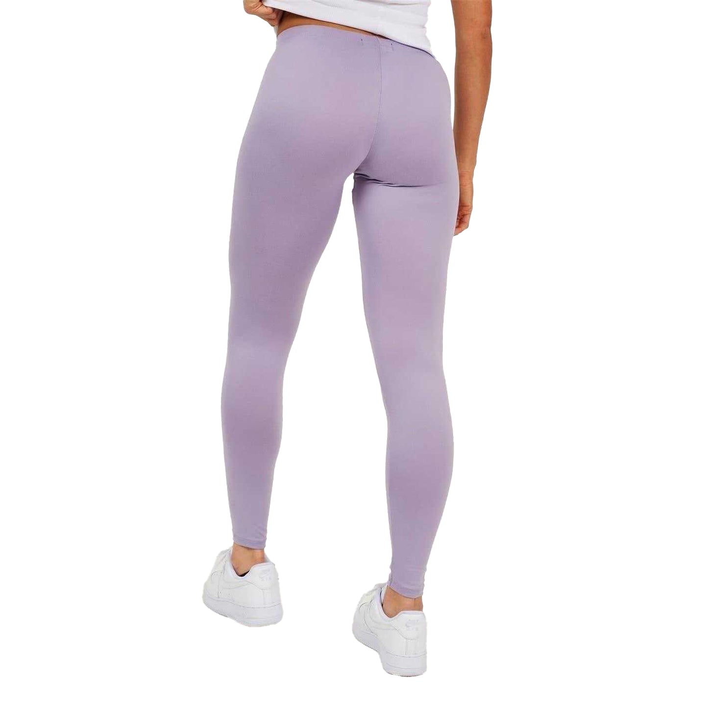 Lilac - Back - Brave Soul Womens-Ladies Leggings
