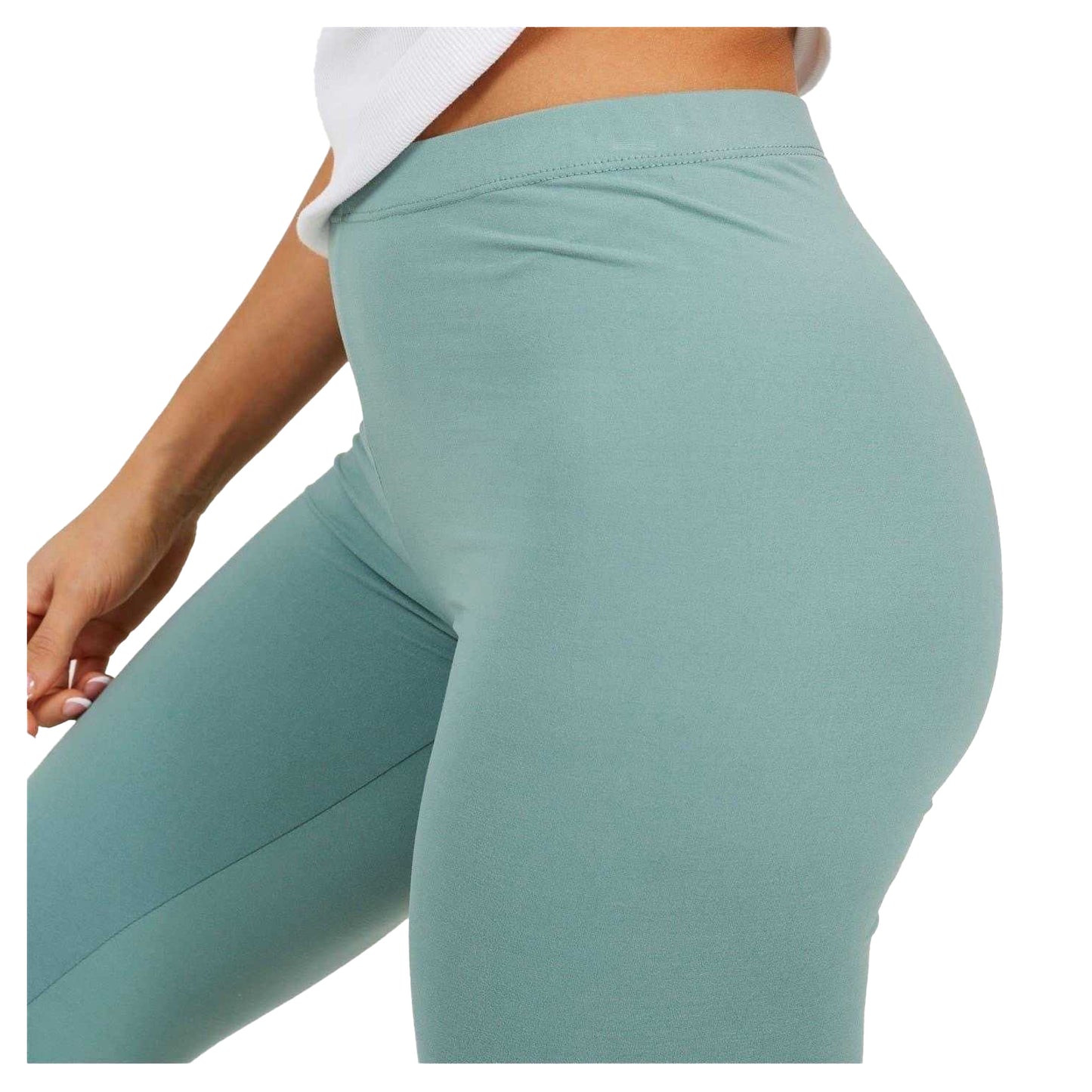 Sage - Side - Brave Soul Womens-Ladies Leggings