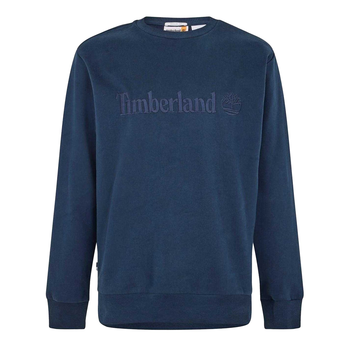 Dark Sapphire - Front - Timberland Mens Embroidered Logo Sweatshirt