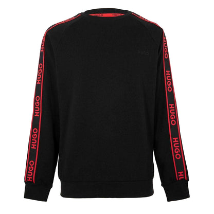 Black - Front - Hugo Mens Liam Sweatshirt