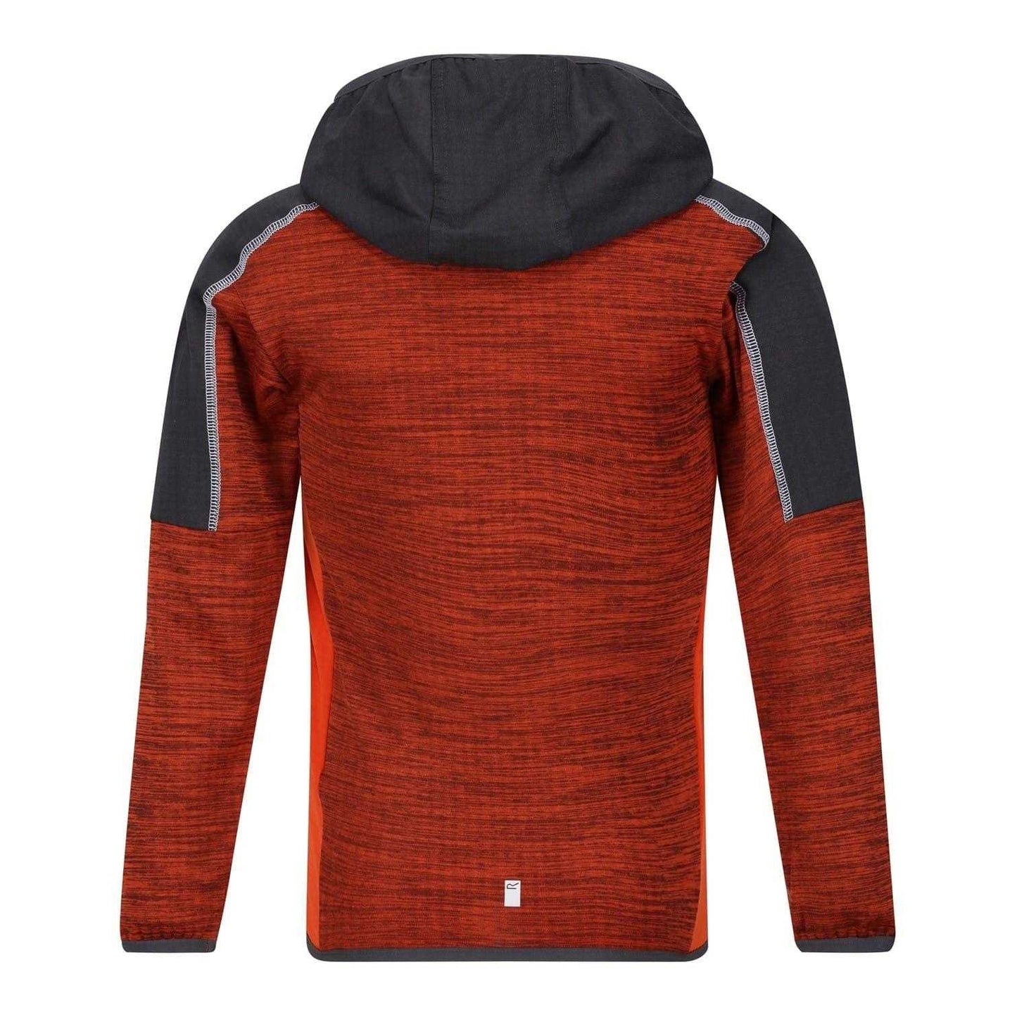 Blazing Orange-Rusty Orange - Back - Regatta Childrens-Kids Burnton Raglan Hoodie