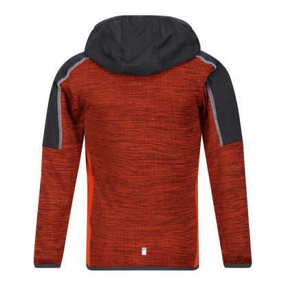 Blazing Orange-Rusty Orange - Back - Regatta Childrens-Kids Burnton Raglan Hoodie