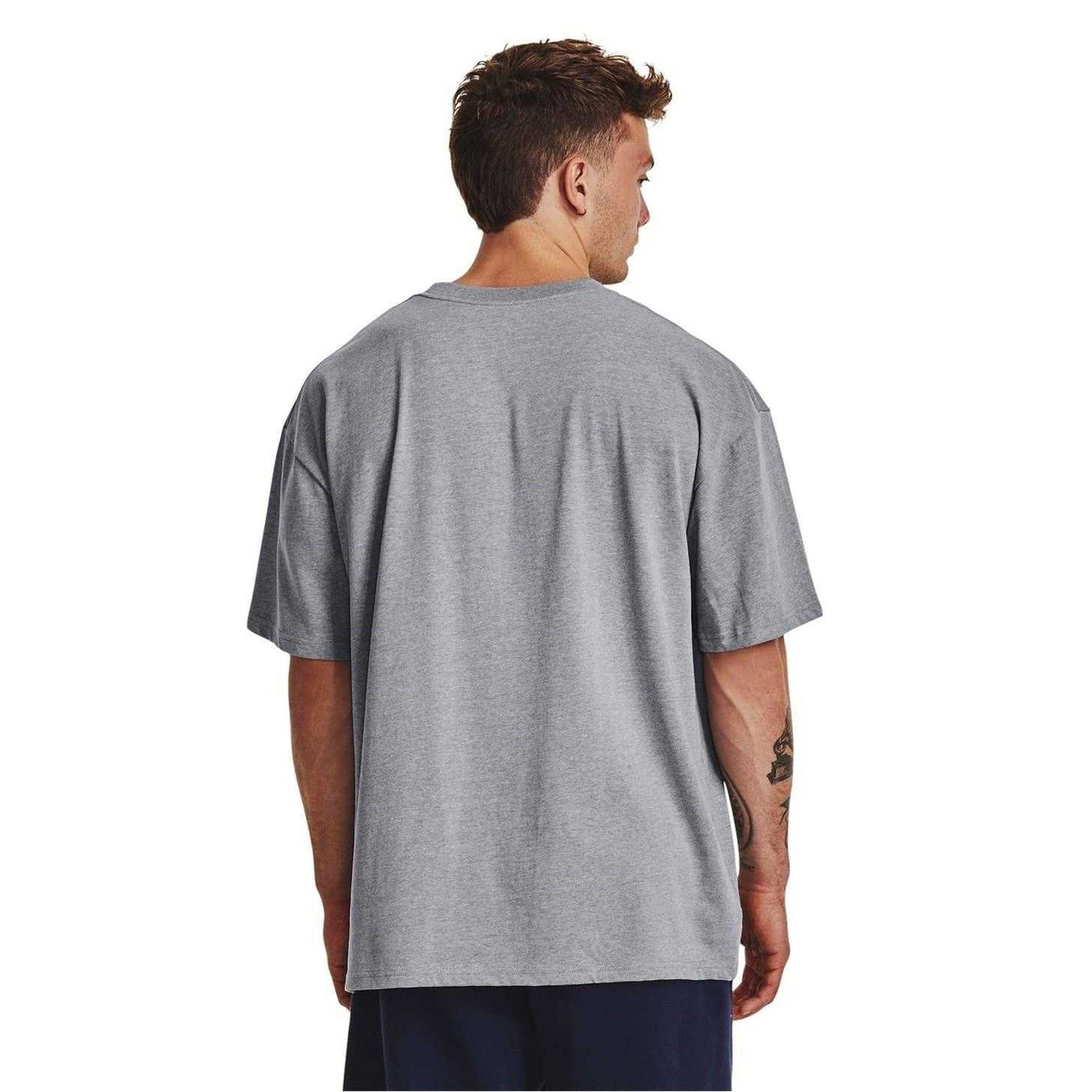 Grey - Lifestyle - Under Armour Unisex Adult Heavyweight Short-Sleeved T-Shirt