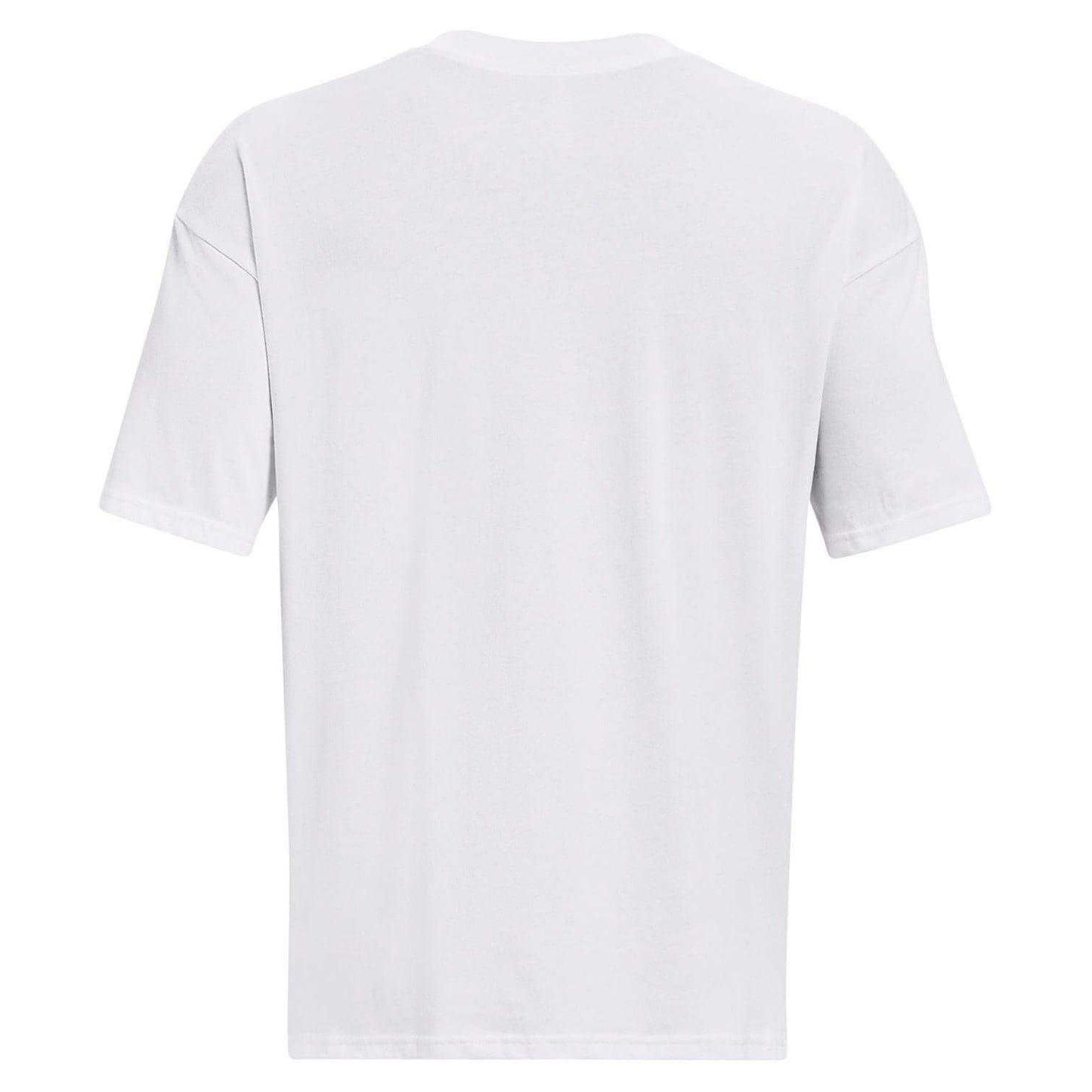 Grey - Pack Shot - Under Armour Unisex Adult Heavyweight Short-Sleeved T-Shirt