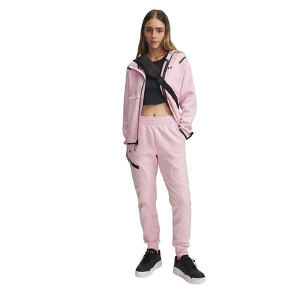 Pink - Lifestyle - Under Armour Womens-Ladies Performance Fleece Athletic Joggers