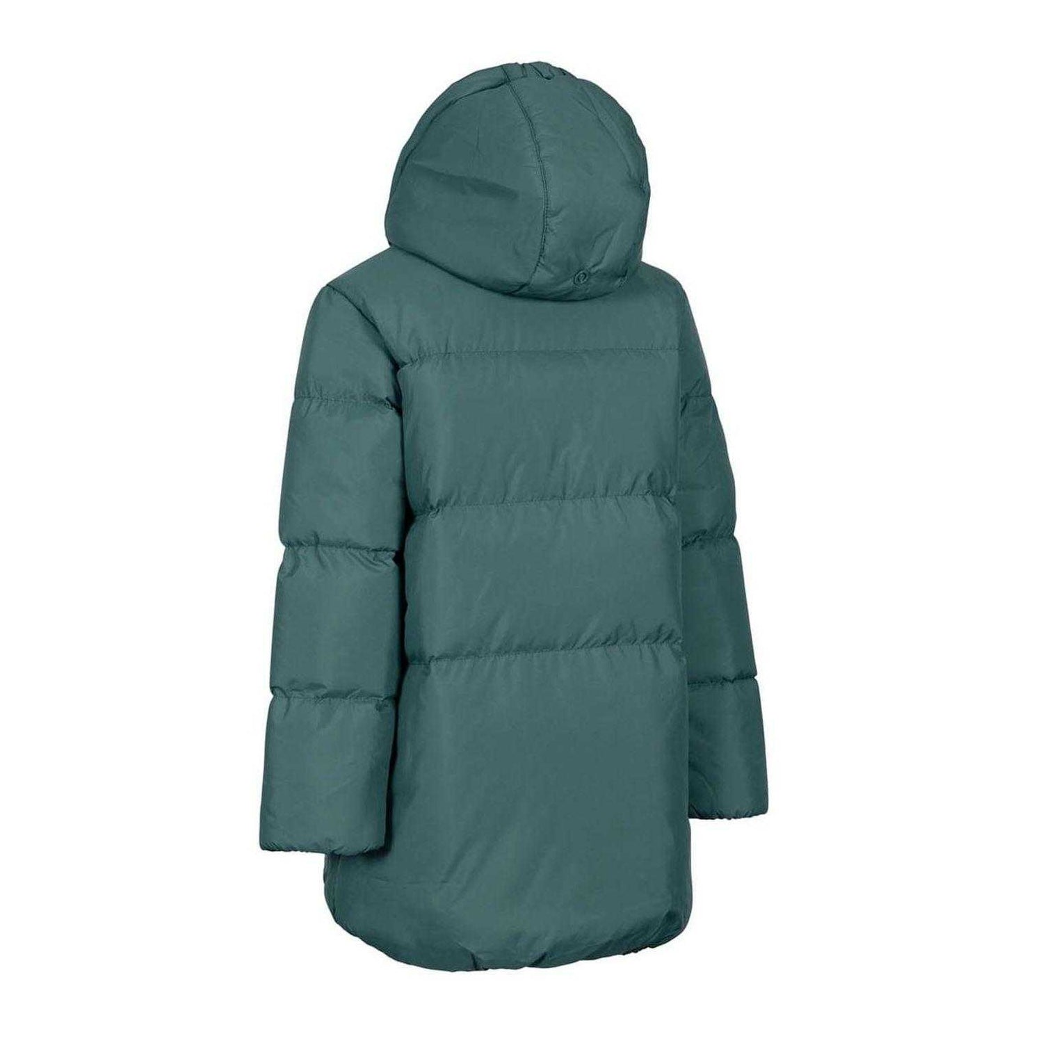 Green - Back - Trespass Girls Tiffy Padded Jacket