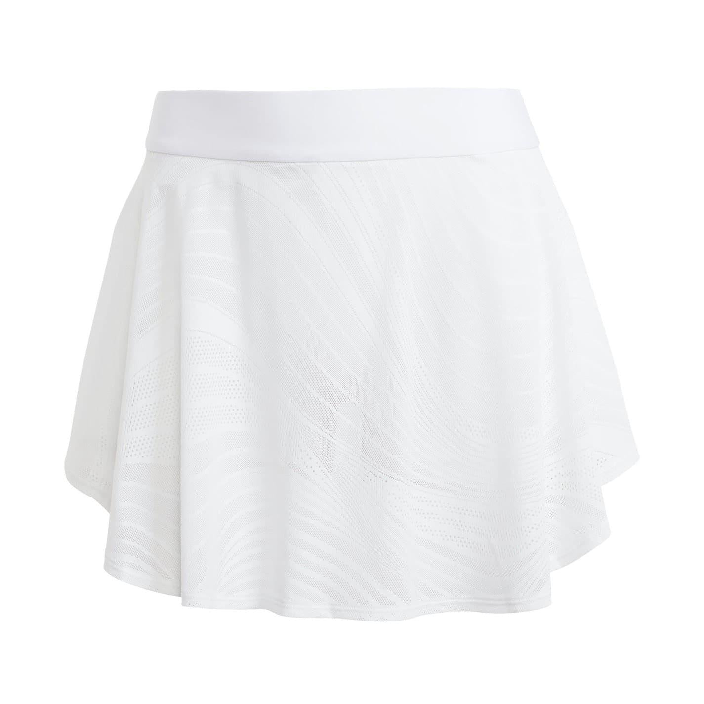 Red - Front - Adidas Womens-Ladies Pro Patterned Tennis Skirt