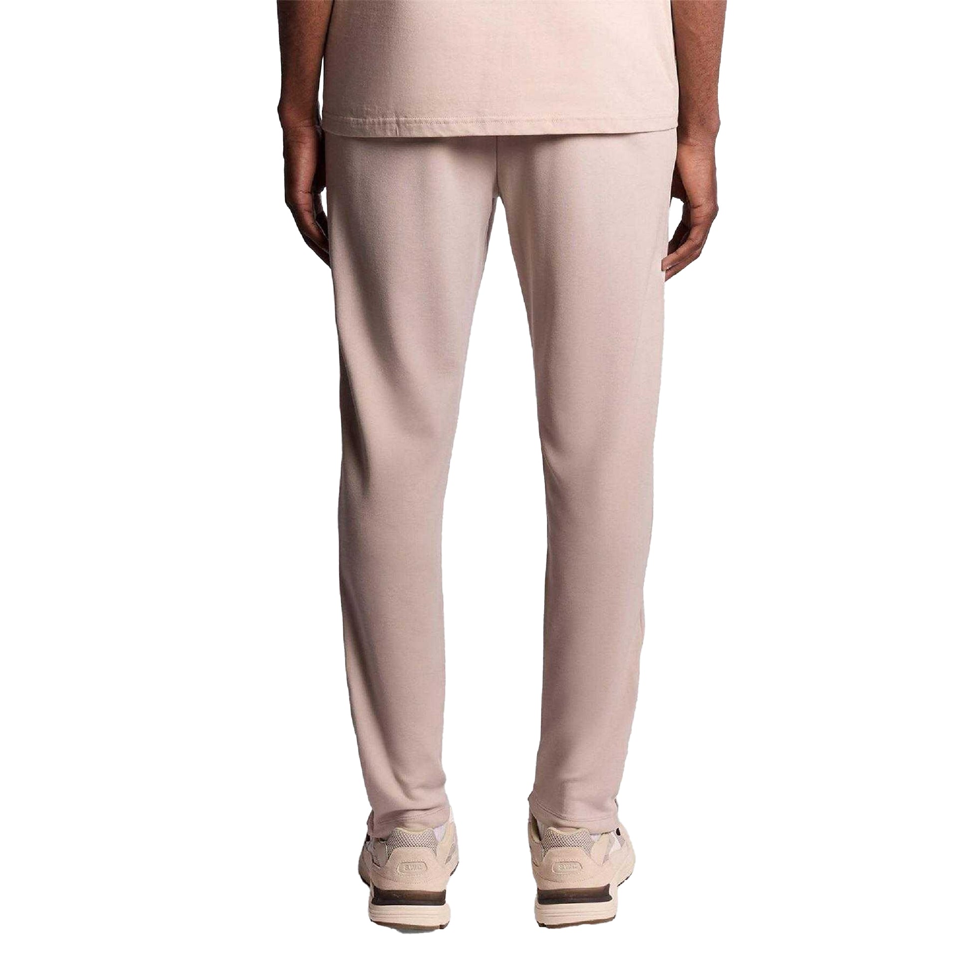 Beige - Back - Lyle & Scott Mens Lightweight Joggers