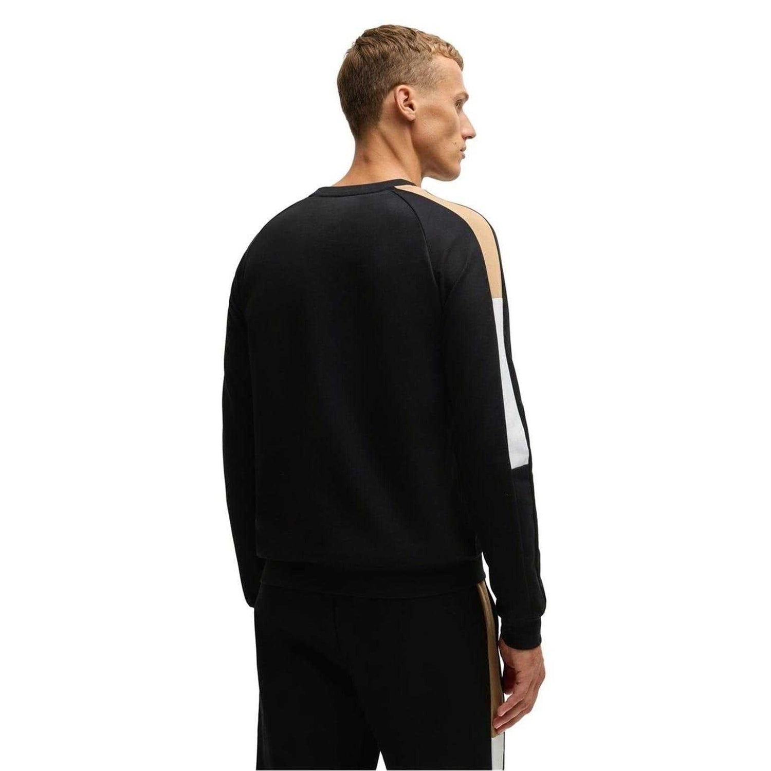 Black - Back - Boss Mens Iconic Regular Sweatshirt