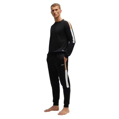 Black - Pack Shot - Boss Mens Iconic Regular Sweatshirt