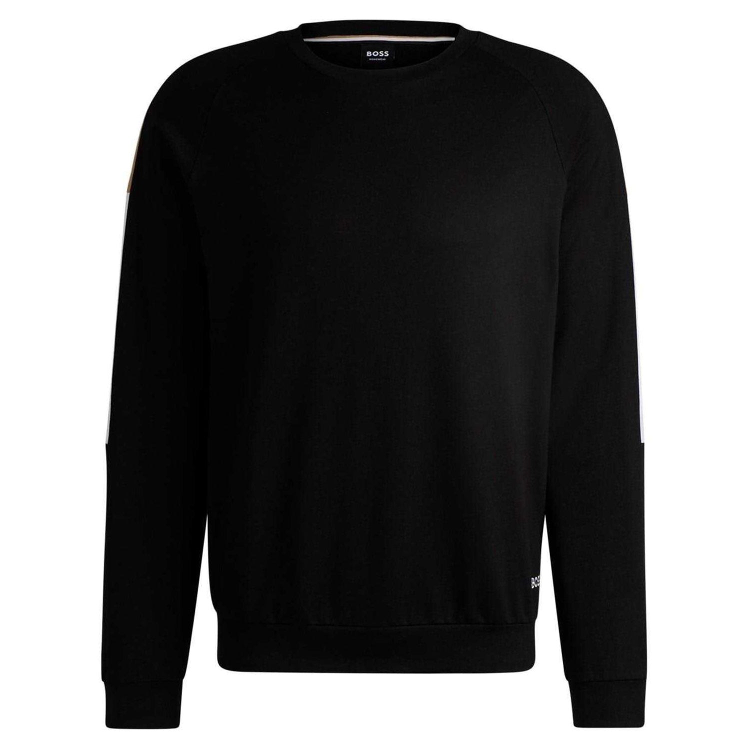 Black - Front - Boss Mens Iconic Regular Sweatshirt