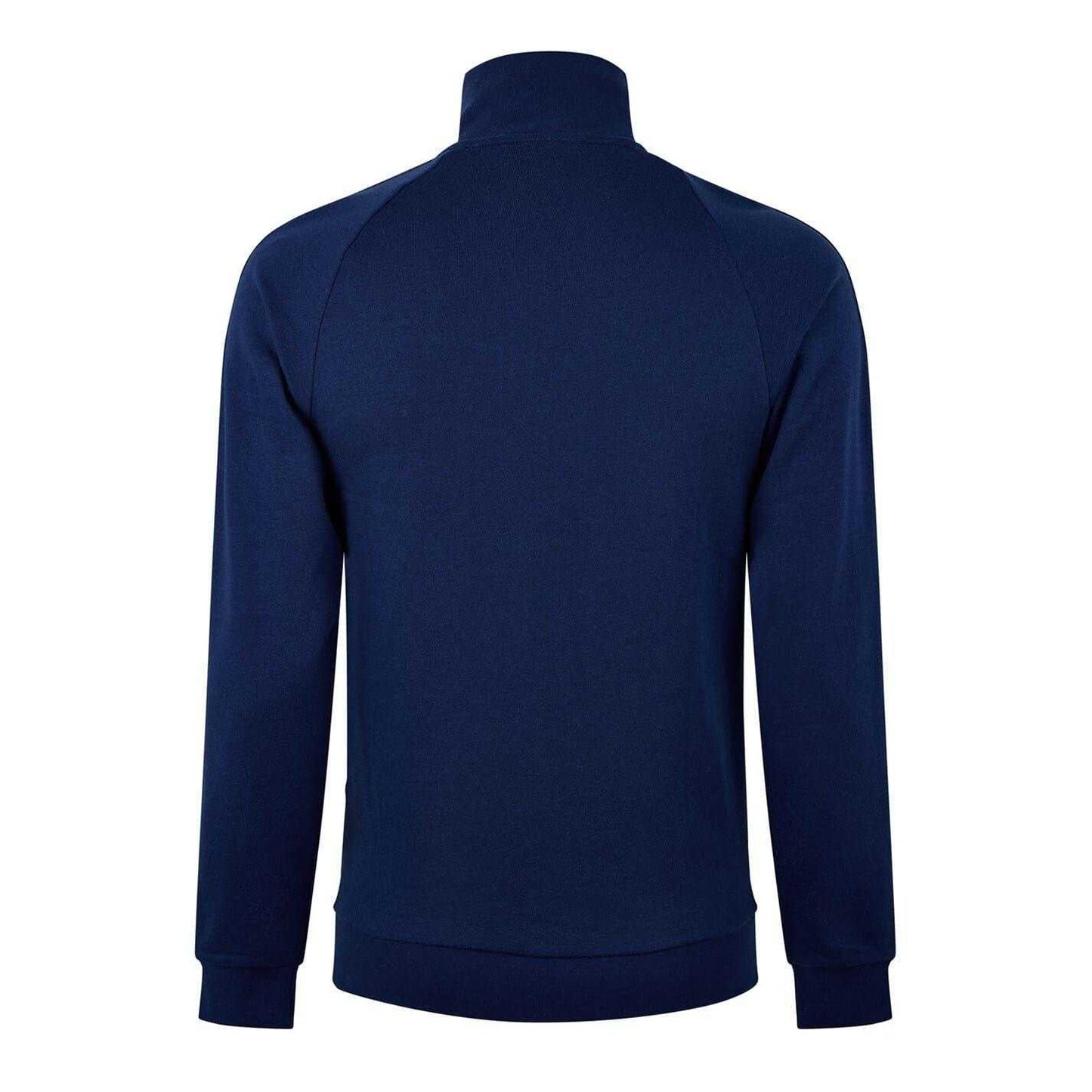 Dark Blue - Back - Hugo Boss Mens Regular Raglan Long-Sleeved Sweatshirt