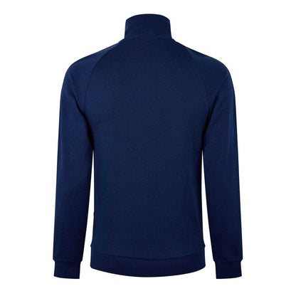 Dark Blue - Back - Hugo Boss Mens Regular Raglan Long-Sleeved Sweatshirt