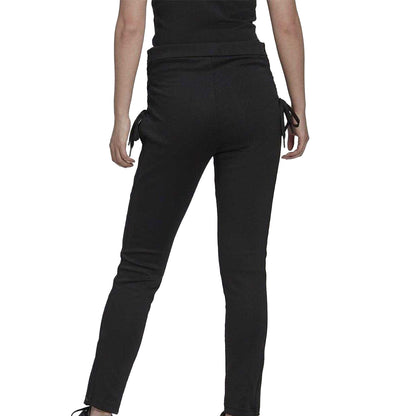 Black - Back - Adidas Womens-Ladies Originals Slim Jogging Bottoms