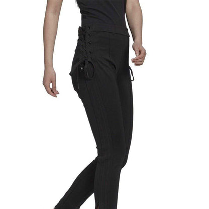 Black - Lifestyle - Adidas Womens-Ladies Originals Slim Jogging Bottoms