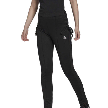 Black - Pack Shot - Adidas Womens-Ladies Originals Slim Jogging Bottoms