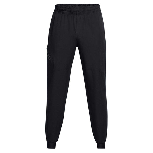 Black - Front - Under Armour Mens Unstoppable Tapered Joggers
