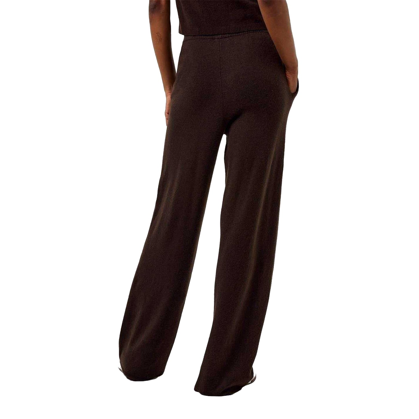 Cocoa - Back - Jack Wills Womens-Ladies Knitted Joggers