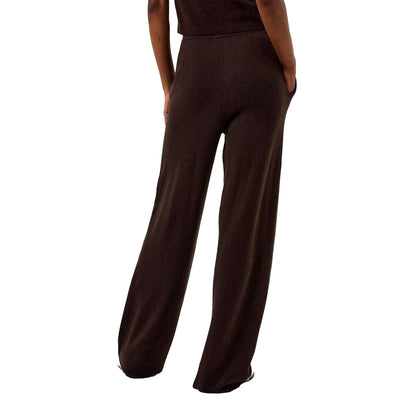 Cocoa - Back - Jack Wills Womens-Ladies Knitted Joggers