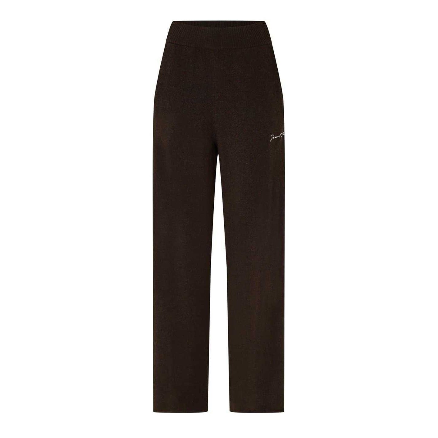 Cocoa - Front - Jack Wills Womens-Ladies Knitted Joggers