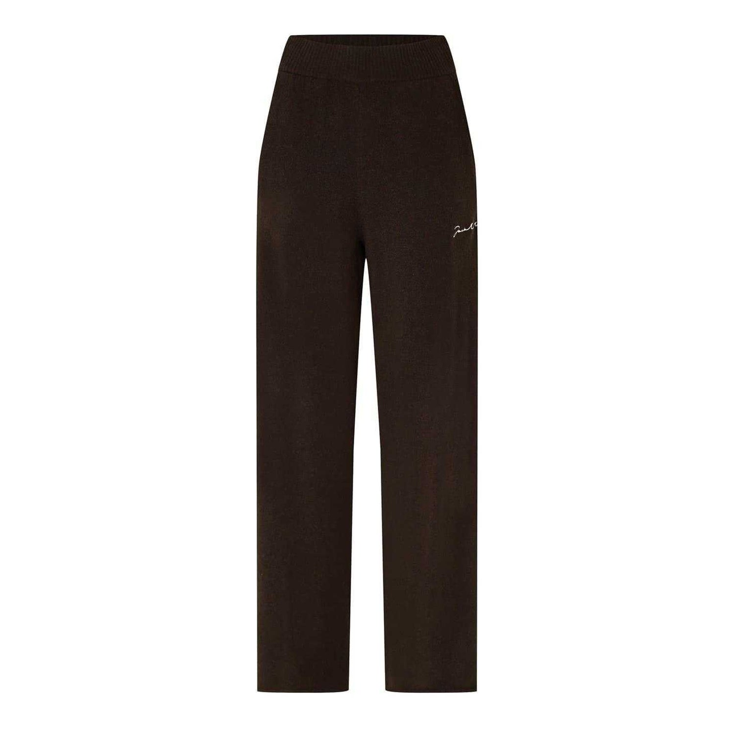 Cocoa - Front - Jack Wills Womens-Ladies Knitted Joggers