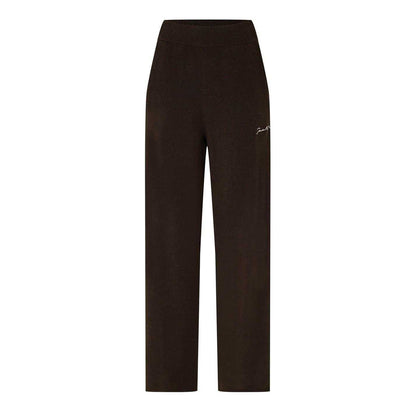 Cocoa - Front - Jack Wills Womens-Ladies Knitted Joggers