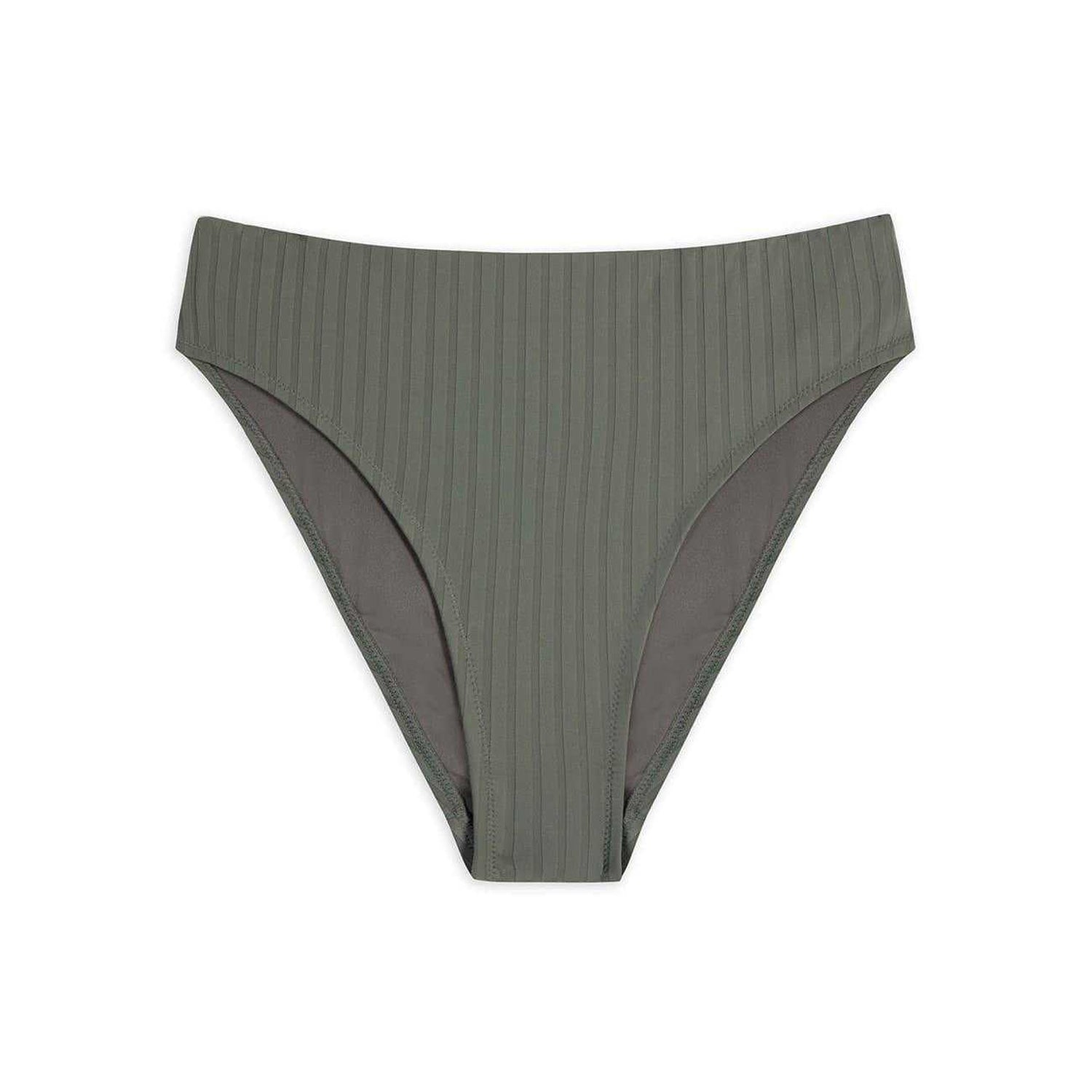Green - Front - Chelsea Womens-Ladies Triangle Bikini Bottoms