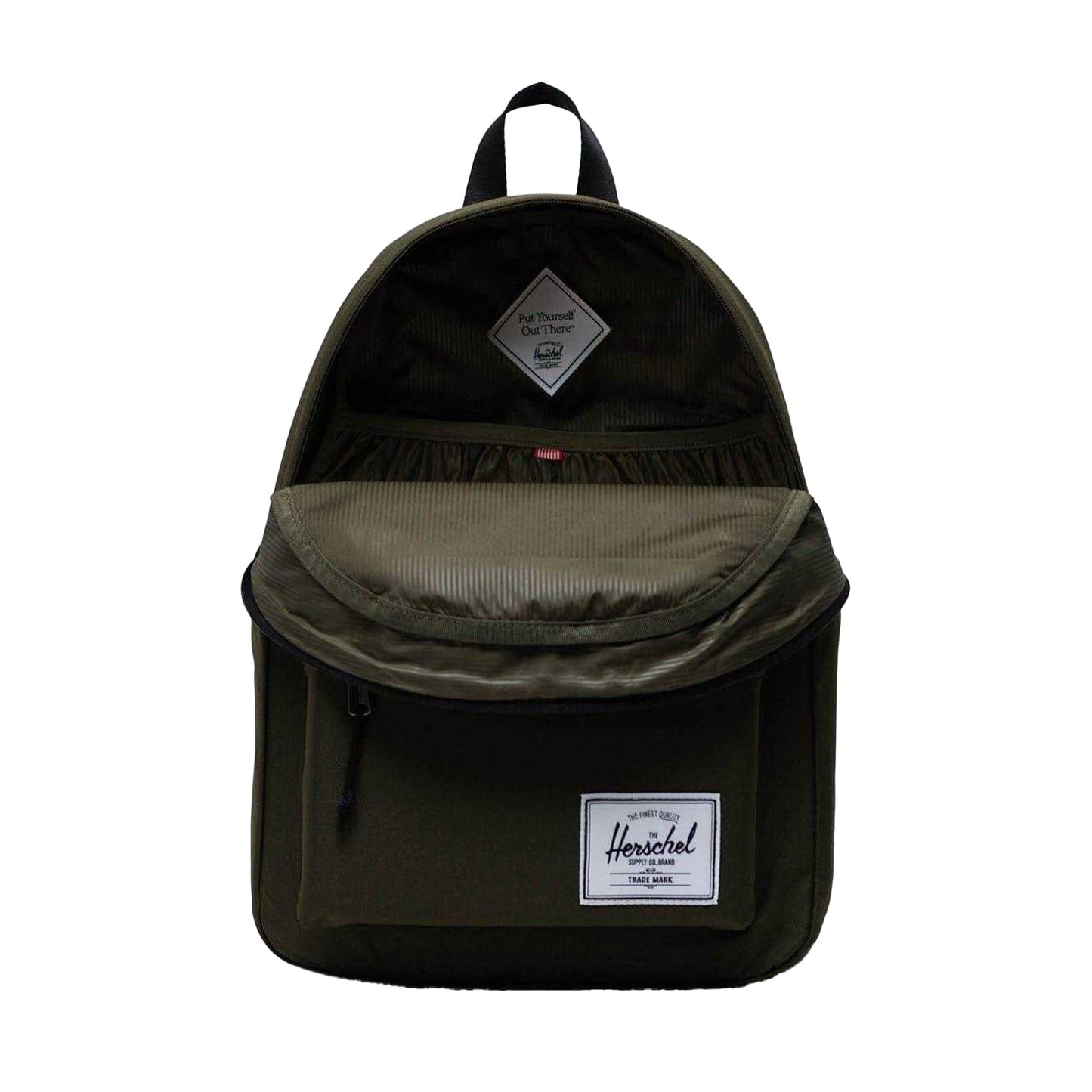 Black - Side - Herschel Classic Logo 26L Backpack