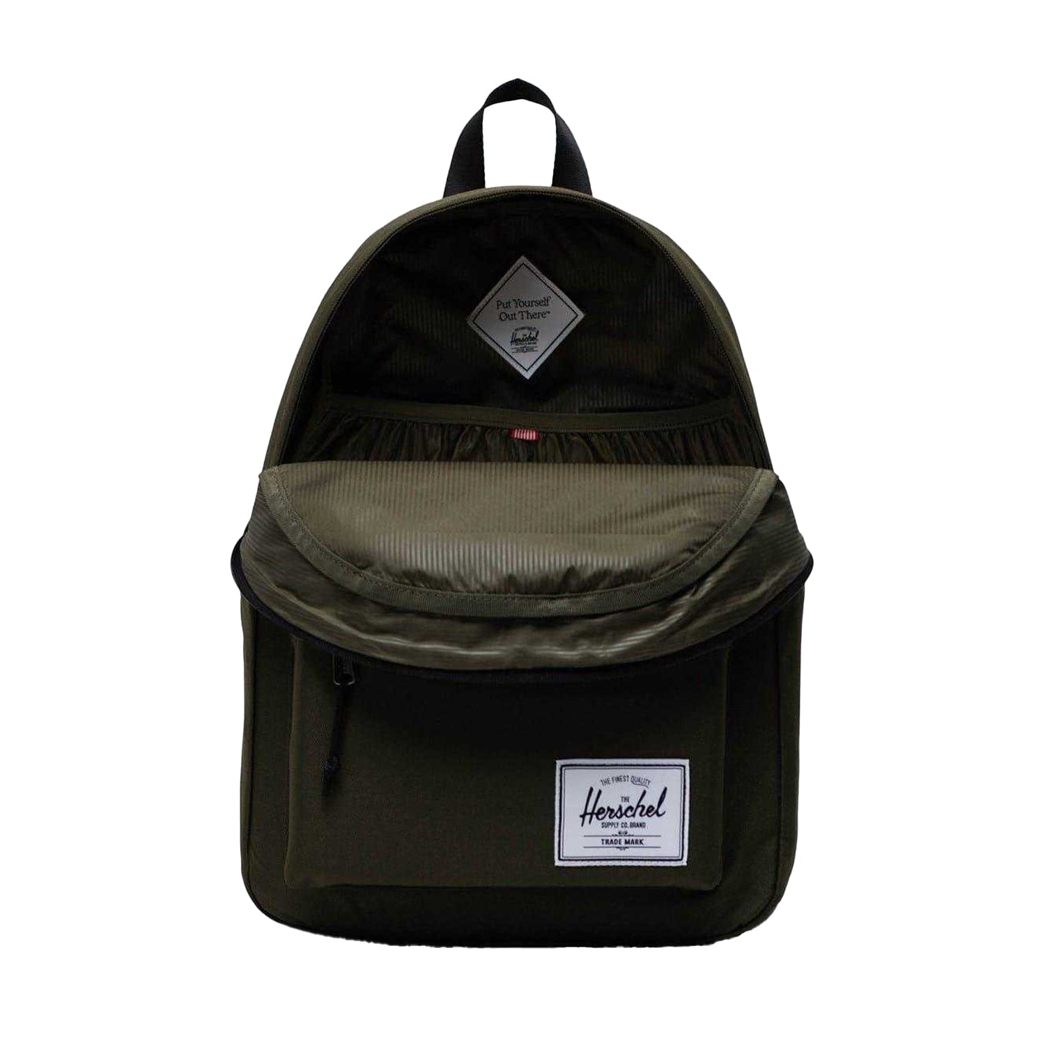 Black - Side - Herschel Classic Logo 26L Backpack