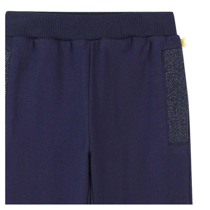 Navy - Side - Billieblush Girls Regular Joggers