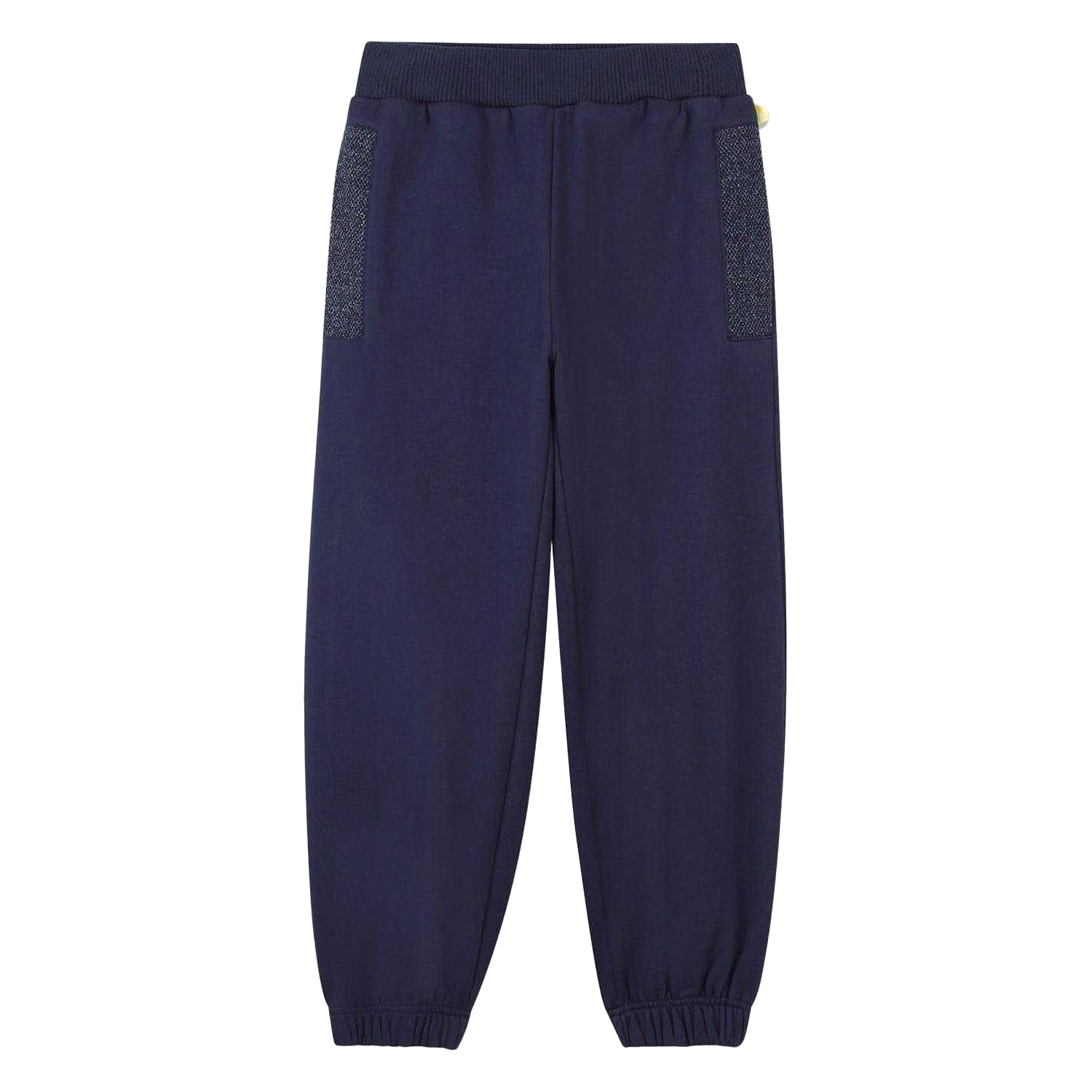 Navy - Front - Billieblush Girls Regular Joggers