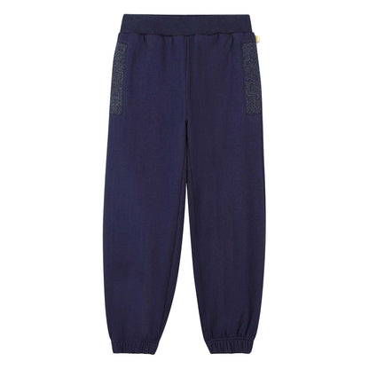 Navy - Front - Billieblush Girls Regular Joggers