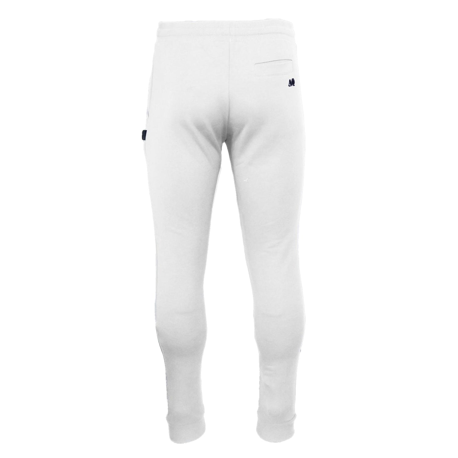 White - Back - Aquascutum Mens Logo Joggers