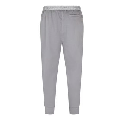 Medium Grey - Back - Boss Mens Hadiko Mirror Joggers