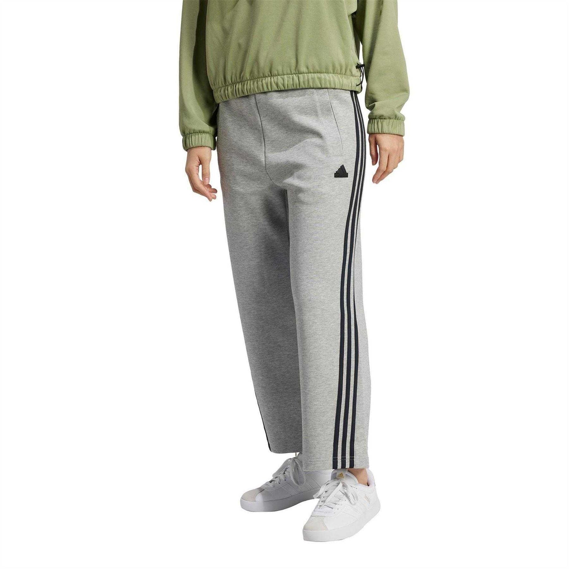Medium Grey - Lifestyle - Adidas Womens-Ladies 3S Joggers